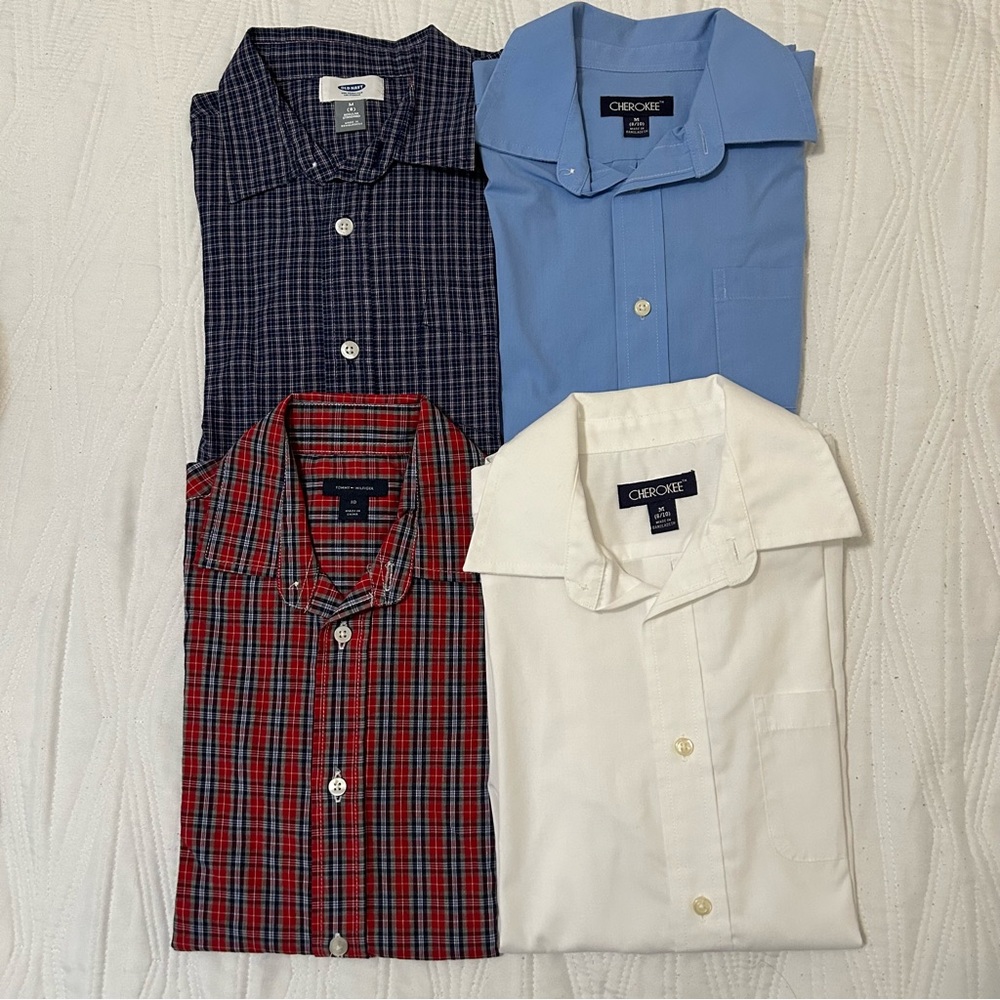 Boys Long Sleeve Button Down Shirts
